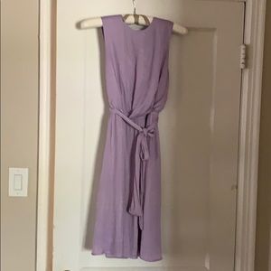 Lilac Silky Dress